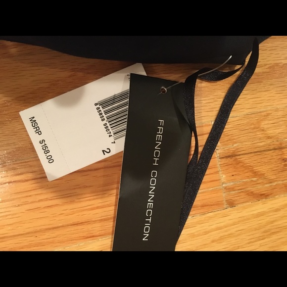 French Connection Simple Black Dress - Picture 2 of 3